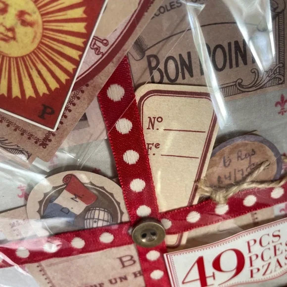 Jolee Boutique Paris Ephemera Collection for junk journals, scrapbooks, collages - Picture 2 of 12